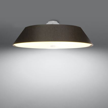 Plafond Lamp VEGA 5x E27 / 60W / 230V d. 60 cm zwart