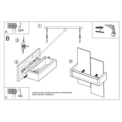 Wandlamp FENIKS 1 1xE27/60W/230V Berk/beuken/wengé