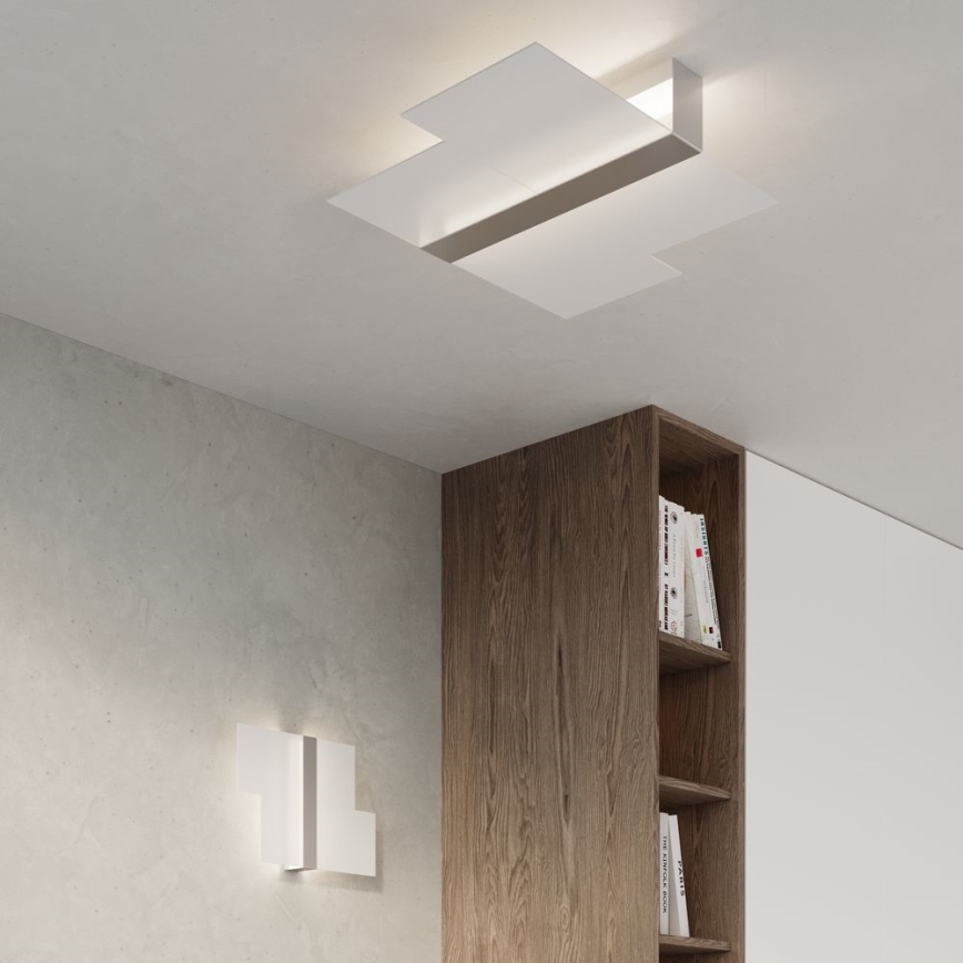 Wandlamp MASSIMO 2xG9/40W/230V wit/glanzend chroom