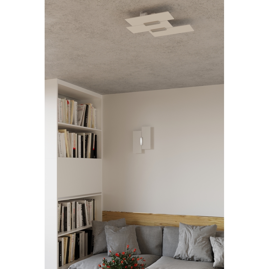 Plafondlamp FABIANO 3xE27/60W/230V wit/glanzend chroom