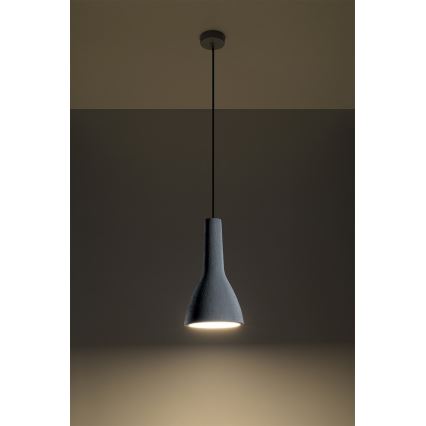 Hanglamp aan een snoer EMPOLI 1xE27/15W/230V beton