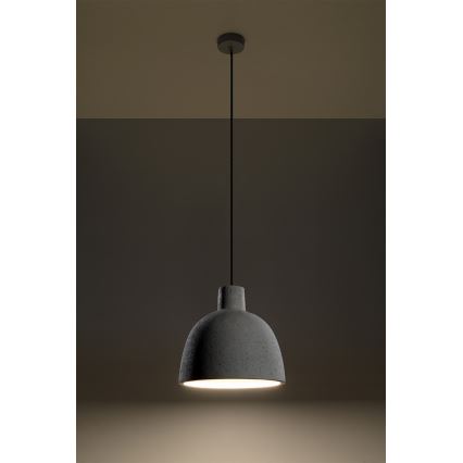 DAMASO Hanglamp met kabel 1xE27/60W/230V beton