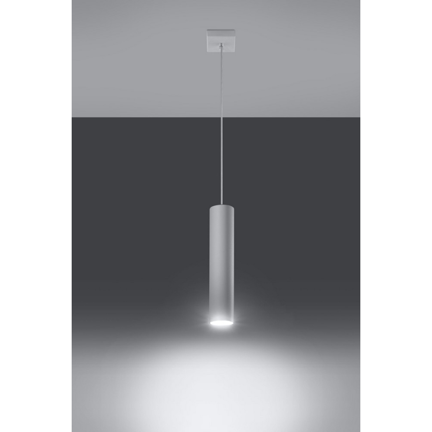 Hanglamp aan een koord LAGOS 1 1xGU10/10W/230V wit