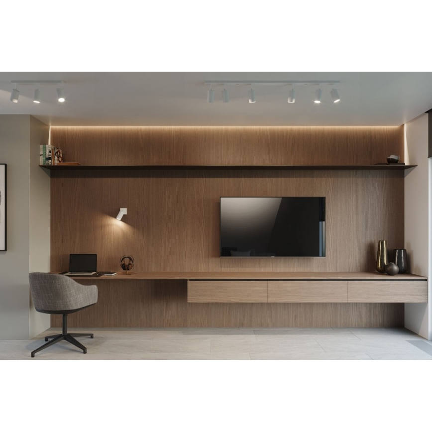 Spot RING 6L 6xGU10/10W/230V wit