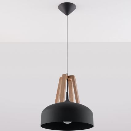 Hanglamp aan een koord CASCO 1xE27/60W/230V diameter 30 cm Berk