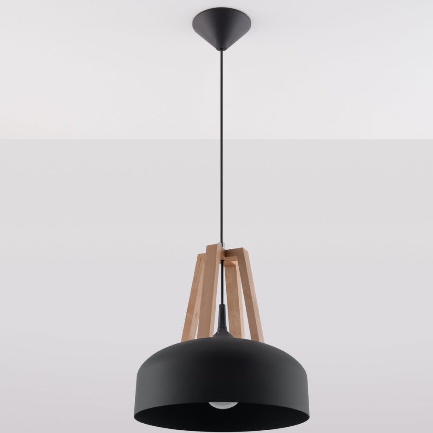 Hanglamp aan een koord CASCO 1xE27/60W/230V diameter 30 cm Berk
