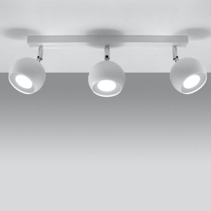 Plafondspot OCULARE 3xGU10/10W/230V