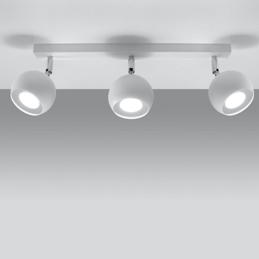 Plafondspot OCULARE 3xGU10/10W/230V