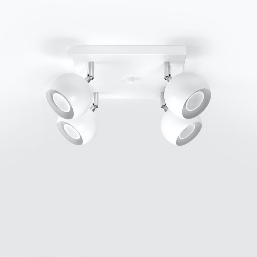 Plafondspot OCULARE 4xGU10/10W/230V