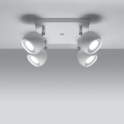Plafondspot OCULARE 4xGU10/10W/230V