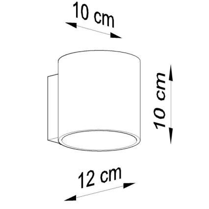 Wandspot ORBIS 1xG9/40W/230V beuken