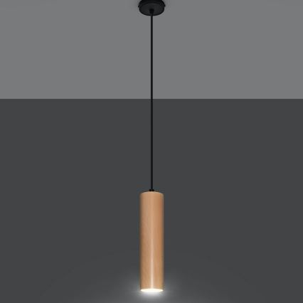 Hanglamp aan een koord LINO 1xGU10/40W/230V beuken