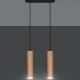 Hanglamp aan een koord LINO 2xGU10/40W/230V beuken