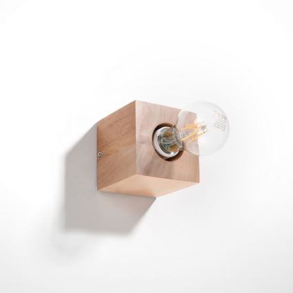 Wandlamp ABEL 1xE27/15W/230V beuken