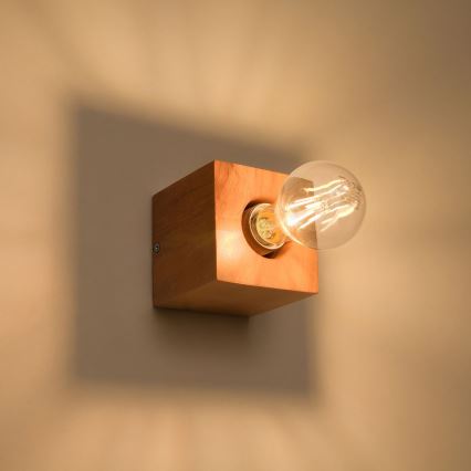 Wandlamp ABEL 1xE27/15W/230V beuken