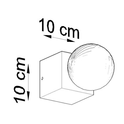 Wandlamp ABEL 1xE27/15W/230V beuken
