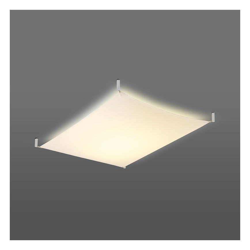 LED plafondlamp LUNA 2xG13/8,5W/230V 80x105 cm wit