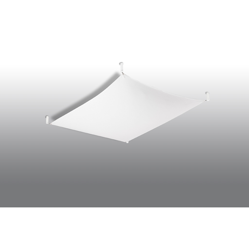 LED plafondlamp LUNA 2xG13/8,5W/230V 80x105 cm wit