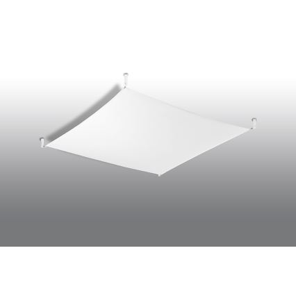 LED plafondlamp LUNA 4xG13/8,5W/230V 10,5x10,5 cm wit