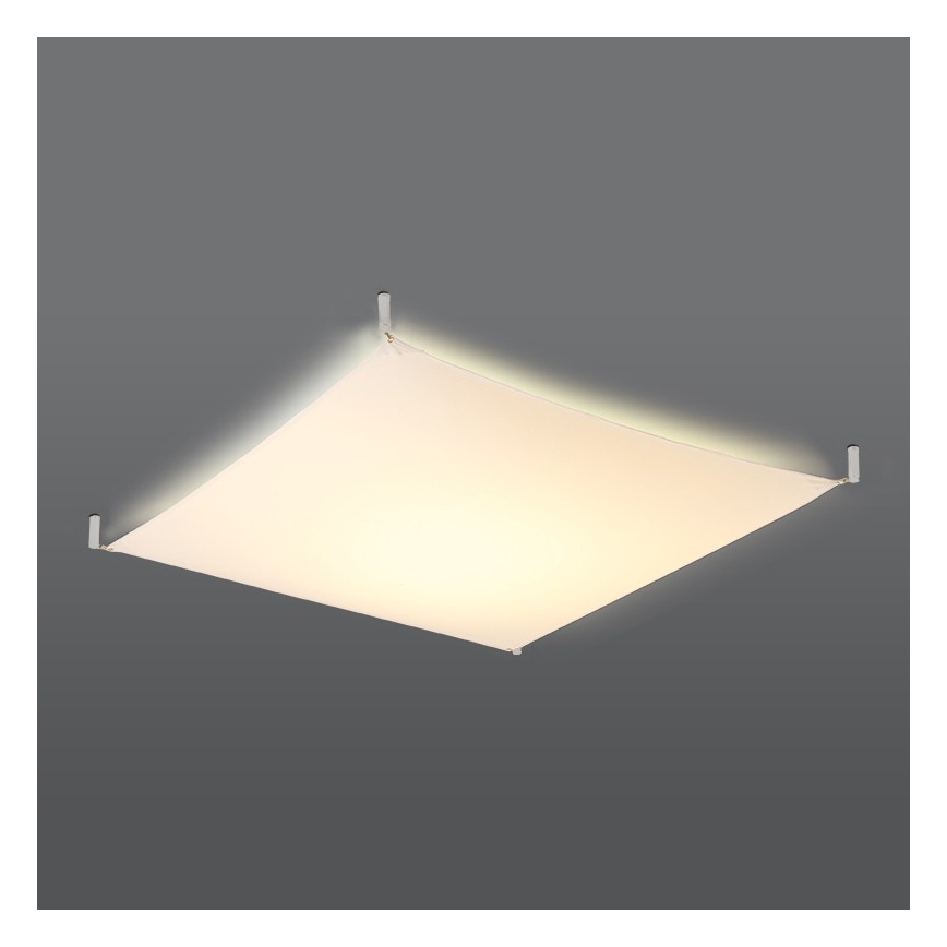 LED plafondlamp LUNA 4xG13/8,5W/230V 105x105 cm wit
