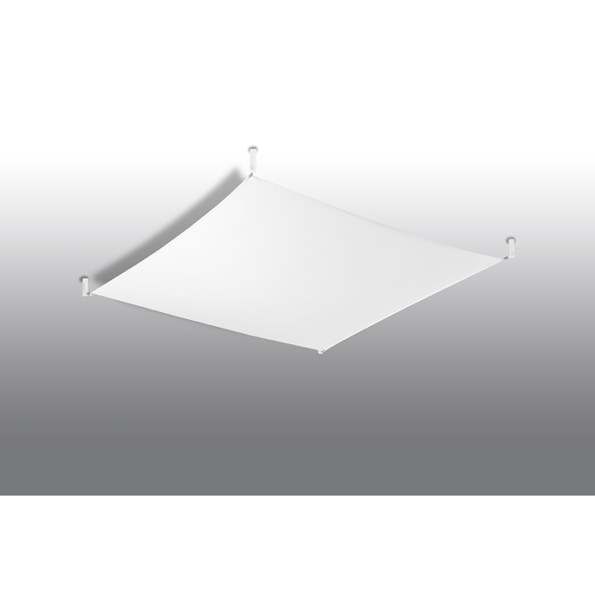 LED plafondlamp LUNA 4xG13/8,5W/230V 105x105 cm wit