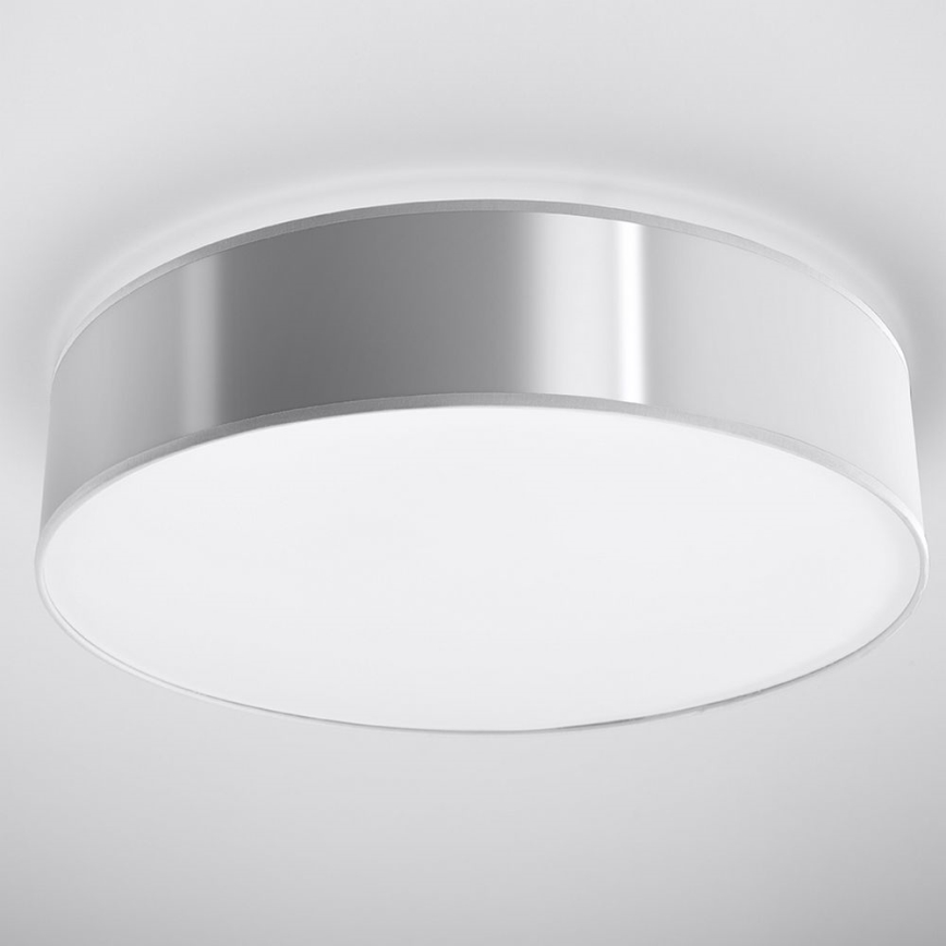 Plafondlamp ARENA 4xE27/60W/230V grijs