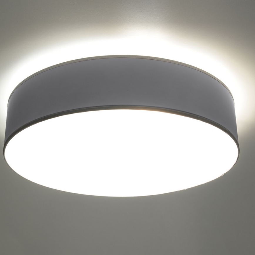 Plafondlamp ARENA 4xE27/60W/230V grijs