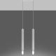 Hanglamp aan een koord VIZIER 2xG9/40W/230V wit