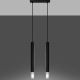 Hanglamp aan een koord VIZIER 2xG9/40W/230V zwart