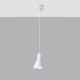 Hanglamp aan een koord TALEJA 1xE27/60W/230V wit