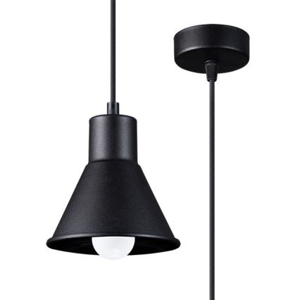 Hanglamp aan een koord TALEJA 1xE27/60W/230V zwart