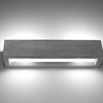 Wand Lamp VEGA 2xE27/60W/230V 50 cm beton