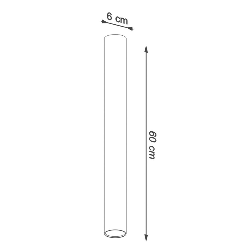 Spot LAGOS 1xGU10/10W/230V 60 cm wit