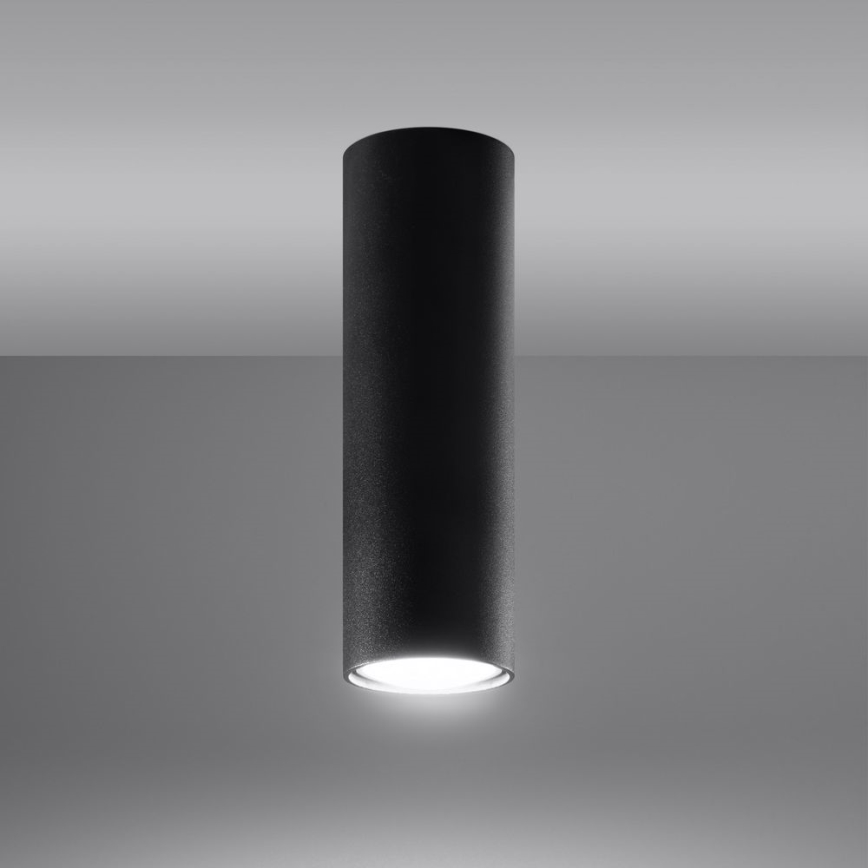 Spot LAGOS 1xGU10/10W/230V 20 cm zwart