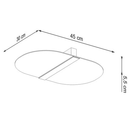 Plafondlamp SALIA 2xG9/40W/230V