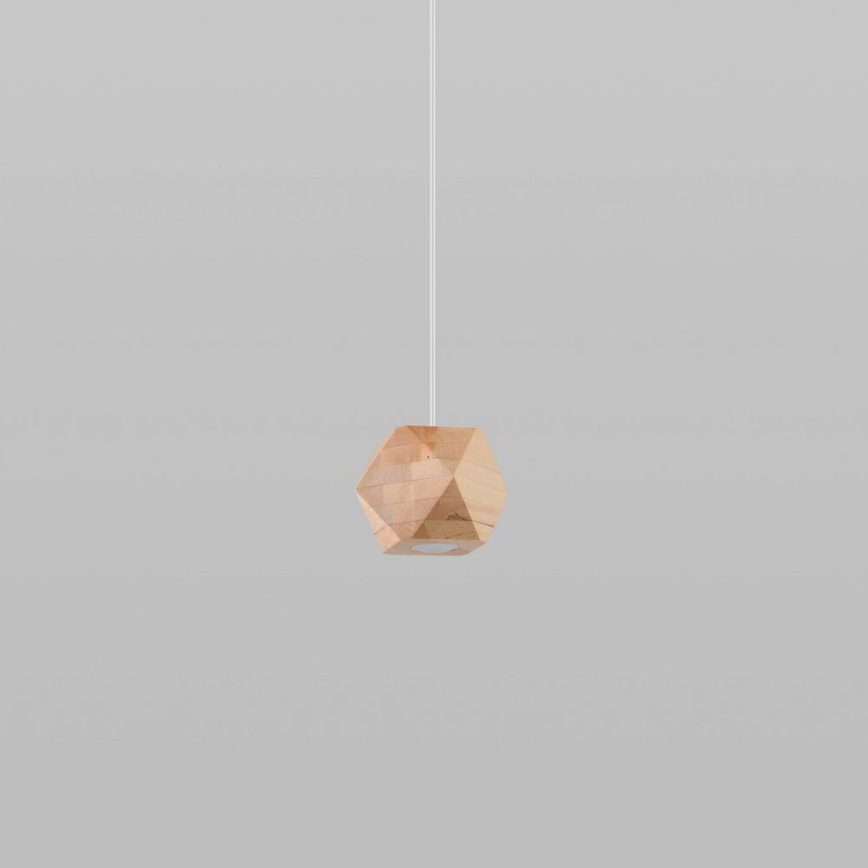Hanglamp aan een koord WOODY 1xGU10/40W/230V eiken