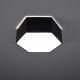 Plafondlamp SUNDE 2xE27/60W/230V 11,5 cm zwart