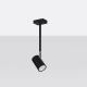 Hanglamp aan een paal NORANO 1xGU10/40W/230V zwart