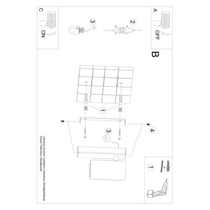 Wandlamp UTTI 1xGU10/40W/230V zwart