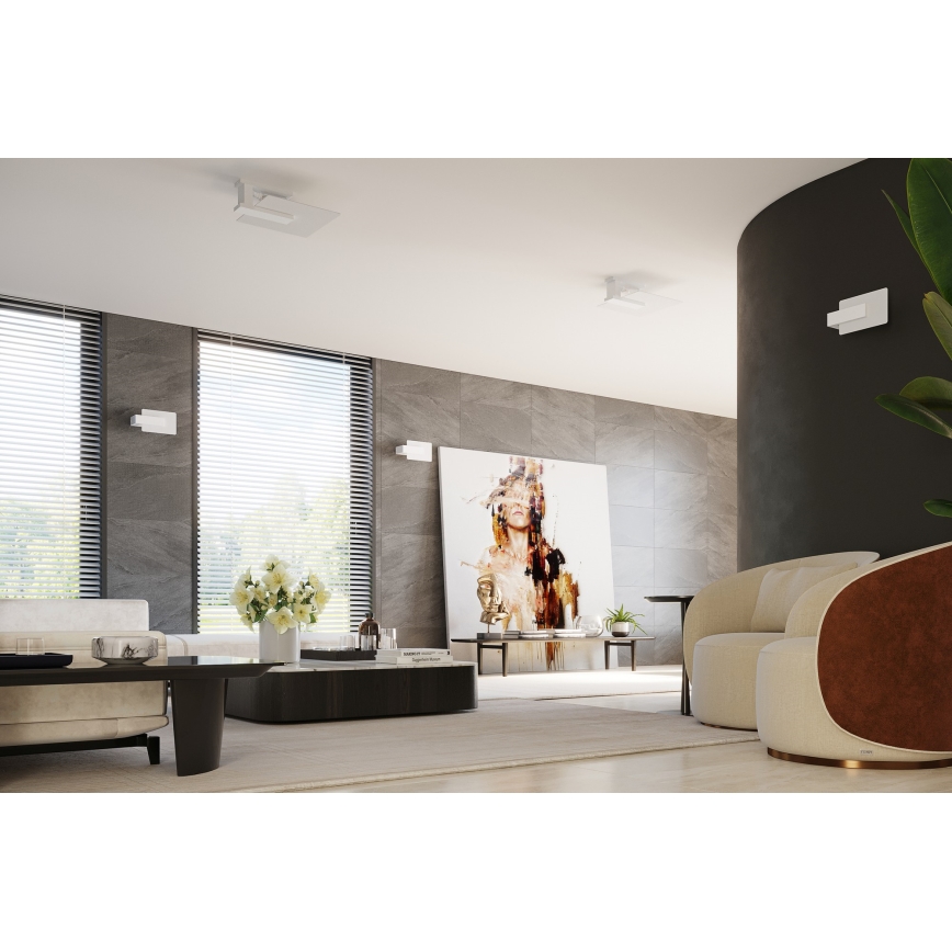 Plafondlamp LAPPO 2x E27/15W/230V wit