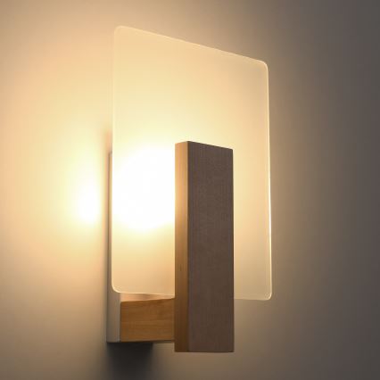 Wandlamp LAPPO 1xE14/10W/230V beige