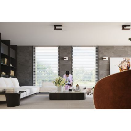 Plafondlamp LAPPO 2xE27/15W/230V wenge