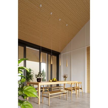 Hanglamp met kabel SULA 1xGU10/10W/230V, Ø 8 cm, beige