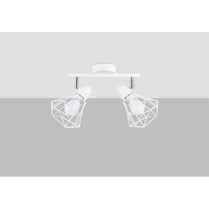 Inbouwspot ARTEMIS 2xE14/40W/230V wit
