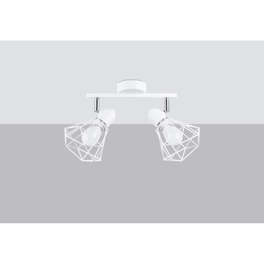 Inbouwspot ARTEMIS 2xE14/40W/230V wit