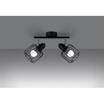 Spot BELUCI 2xE14/40W/230V zwart