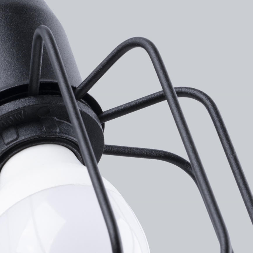 Wandlamp BELUCI 1xE14/40W/230V zwart