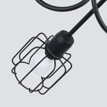 Hanglamp  BELUCI 3xE14/40W/230V zwart