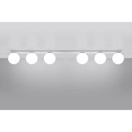 Plafondlamp YOLI 6xG9/12W/230V wit