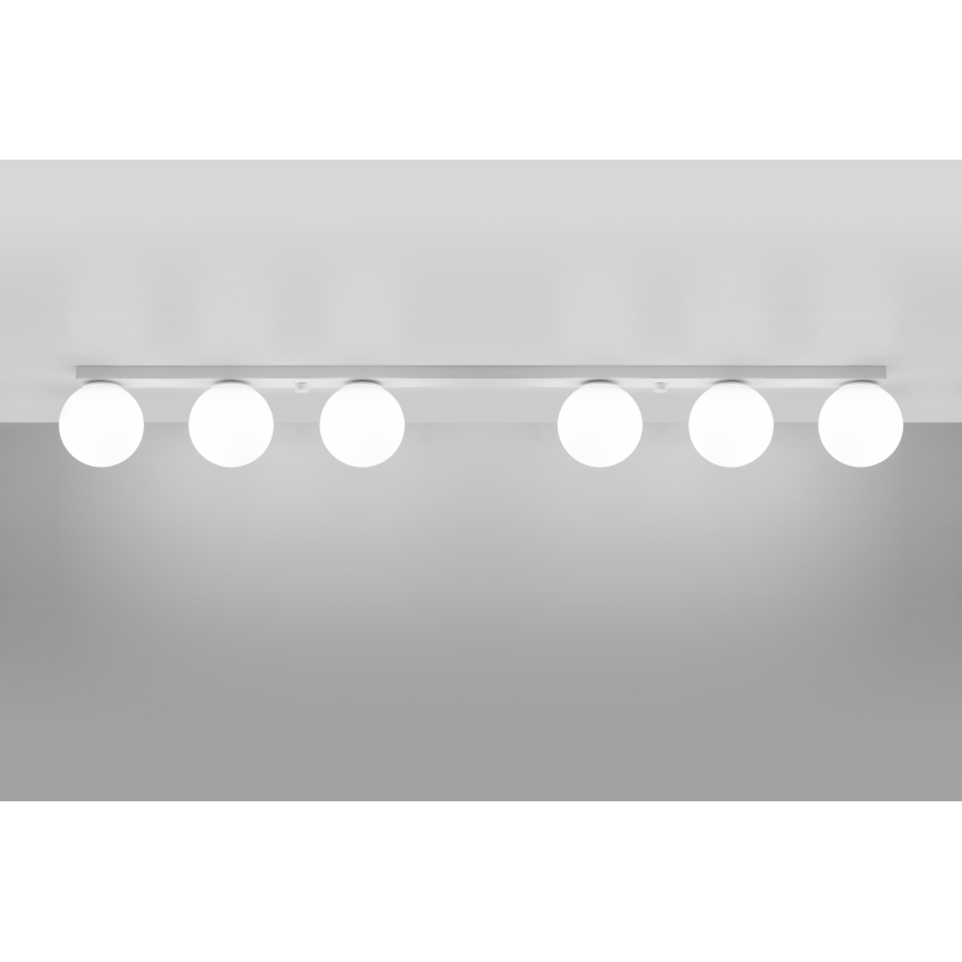 Plafondlamp YOLI 6xG9/12W/230V wit